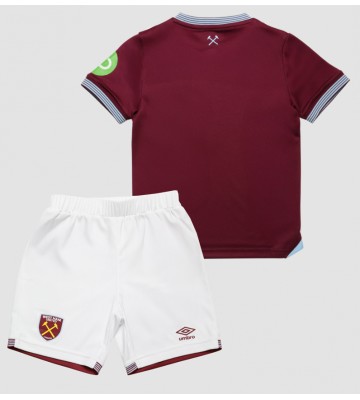 West Ham United Hjemmebanetrøje Børn 2025-26 Kortærmet (+ Korte bukser)